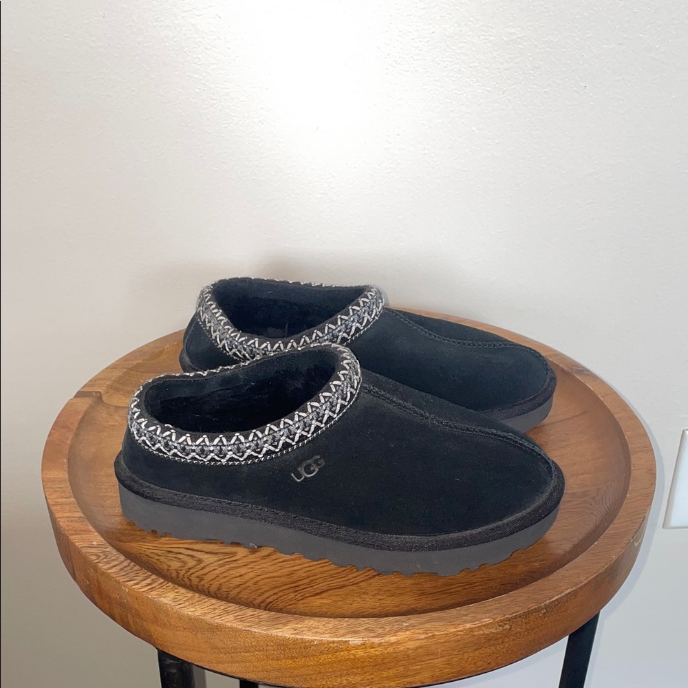 UGG Women's Black Tasman Slippers
